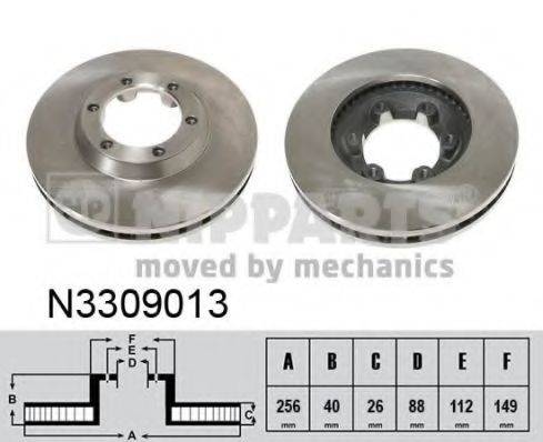 NIPPARTS N3309013 гальмівний диск