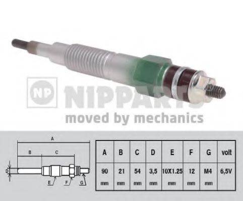 NIPPARTS N5711029 Свічка розжарювання