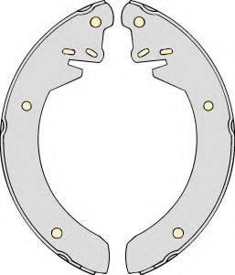 MGA M524 Комплект гальмівних колодок