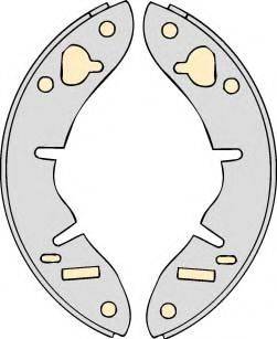 MGA M531 Комплект гальмівних колодок