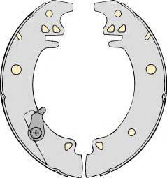 MGA K563713 Комплект гальм, барабанний гальмівний механізм