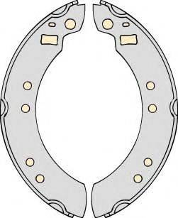MGA M597 Комплект гальмівних колодок