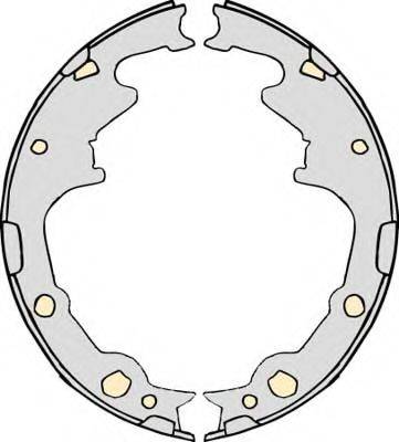 MGA K722820 Комплект гальм, барабанний гальмівний механізм