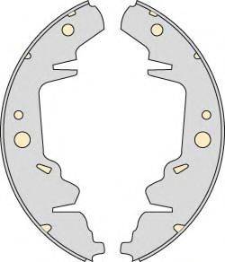 MGA K739991 Комплект гальм, барабанний гальмівний механізм