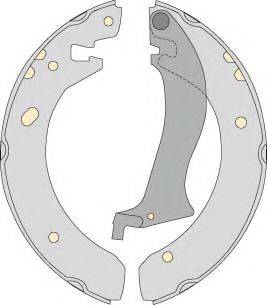 MGA K764467 Комплект гальм, барабанний гальмівний механізм