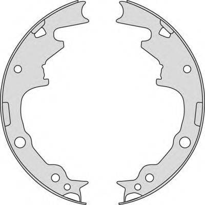 MGA K798821 Комплект гальм, барабанний гальмівний механізм