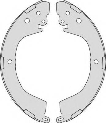 MGA M877 Комплект гальмівних колодок