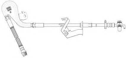 MGA F6907 Гальмівний шланг