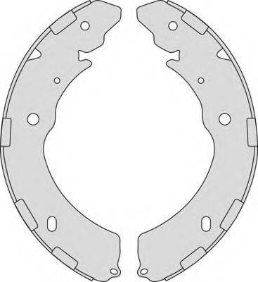 MGA M930 Комплект гальмівних колодок