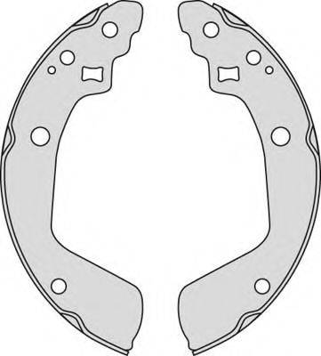 MGA M932 Комплект гальмівних колодок