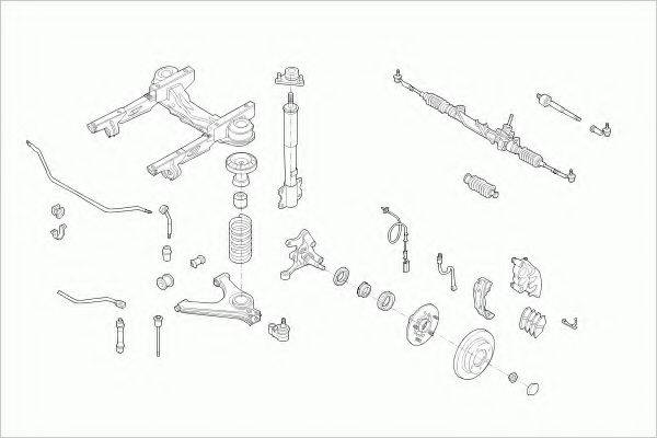 ZF PARTS FORDTRANSFZ003 Рульове управління; Підвіска колеса