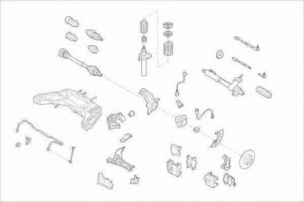 ZF PARTS SKODAFABIAFZ004 Рульове управління; Підвіска колеса