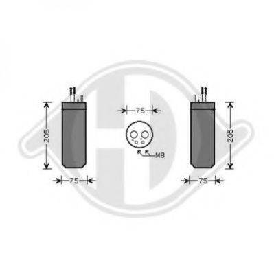 DIEDERICHS 8101702 Осушувач, кондиціонер