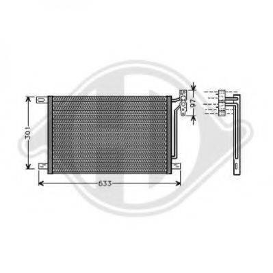 DIEDERICHS 8121401 Конденсатор, кондиціонер