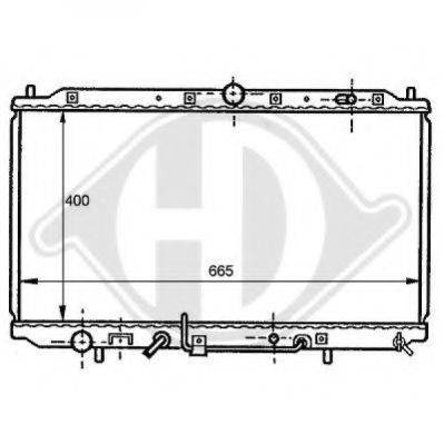 DIEDERICHS 8122148 Радіатор, охолодження двигуна