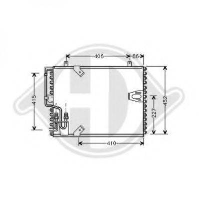 DIEDERICHS 8122200 Конденсатор, кондиціонер