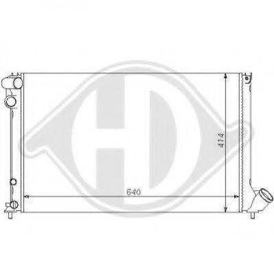 DIEDERICHS 8126130 Радіатор, охолодження двигуна