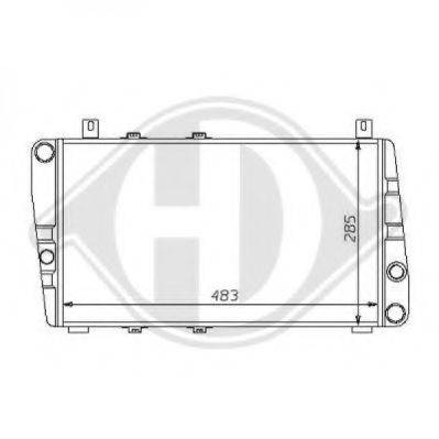 DIEDERICHS 8134101 Радіатор, охолодження двигуна