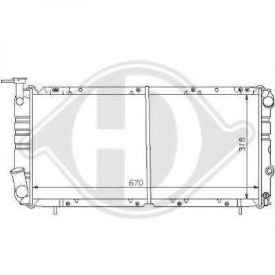 DIEDERICHS 8135106 Радіатор, охолодження двигуна