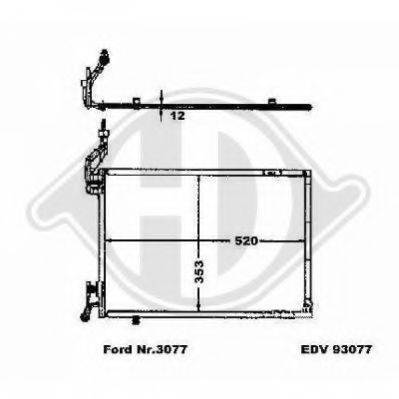 DIEDERICHS 8140501 Конденсатор, кондиціонер