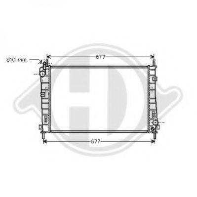 DIEDERICHS 8142705 Радіатор, охолодження двигуна
