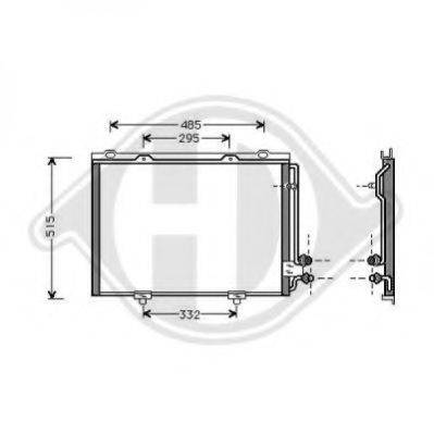 DIEDERICHS 8161400 Конденсатор, кондиціонер