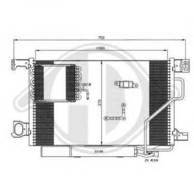 DIEDERICHS 8167103 Конденсатор, кондиціонер