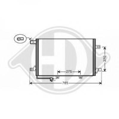 DIEDERICHS 8168100 Конденсатор, кондиціонер