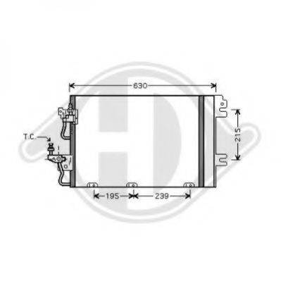 DIEDERICHS 8180600 Конденсатор, кондиціонер