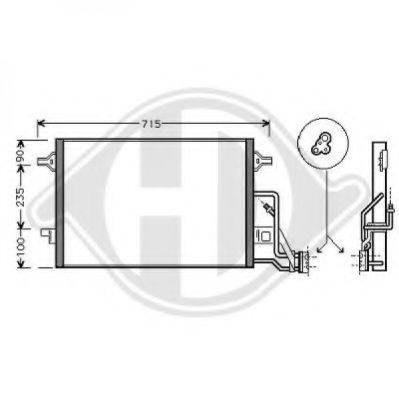 DIEDERICHS 8224600 Конденсатор, кондиціонер