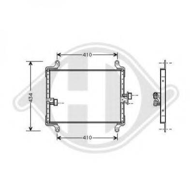 DIEDERICHS 8348100 Конденсатор, кондиціонер