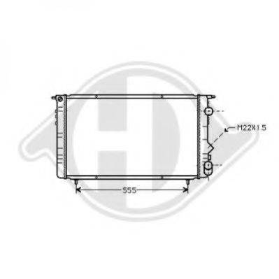 DIEDERICHS 8448905 Радіатор, охолодження двигуна