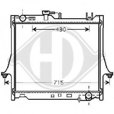 DIEDERICHS 8540281 Радіатор, охолодження двигуна