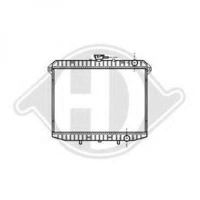 DIEDERICHS 8608205 Радіатор, охолодження двигуна