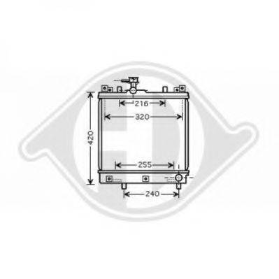 DIEDERICHS 8640401 Радіатор, охолодження двигуна