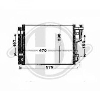 DIEDERICHS 8655301 Конденсатор, кондиціонер