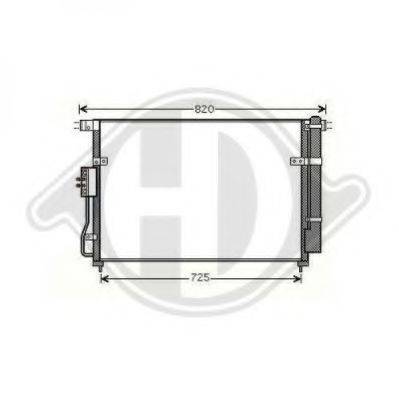 DIEDERICHS 8658100 Конденсатор, кондиціонер