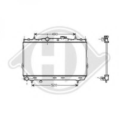 DIEDERICHS 8684605 Радіатор, охолодження двигуна