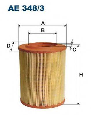 FILTRON AE3483 Повітряний фільтр