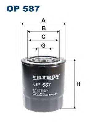 FILTRON OP587 Масляний фільтр