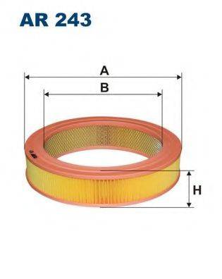 FILTRON AR243 Повітряний фільтр