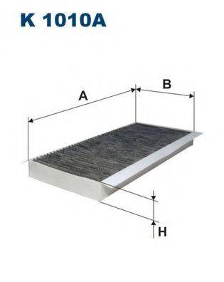 FILTRON K1010A Фільтр, повітря у внутрішньому просторі