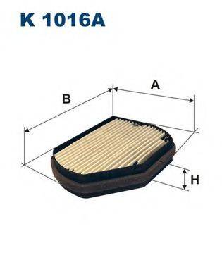 FILTRON K1016A Фільтр, повітря у внутрішньому просторі