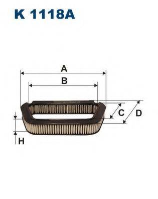 FILTRON K1118A Фільтр, повітря у внутрішньому просторі