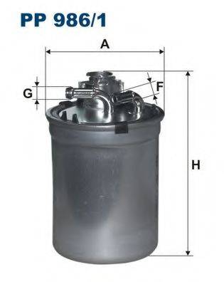 FILTRON PP9861 Паливний фільтр