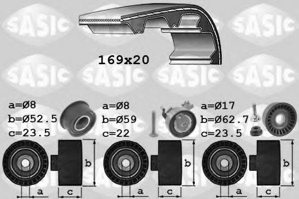 SASIC 1756067 Комплект ременя ГРМ