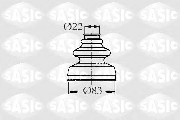 SASIC 2933653 Комплект пильника, приводний вал