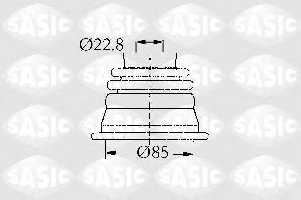 SASIC 4003427 Комплект пильника, приводний вал