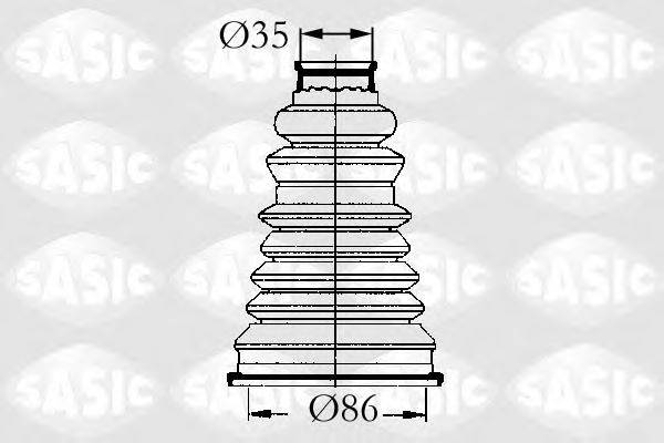 SASIC 4003432 Комплект пильника, приводний вал