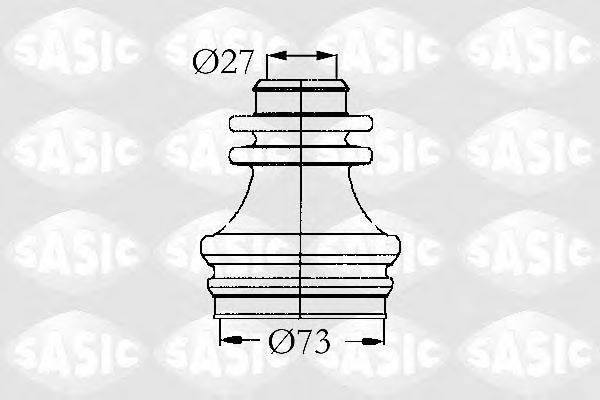 SASIC 4003462 Комплект пильника, приводний вал